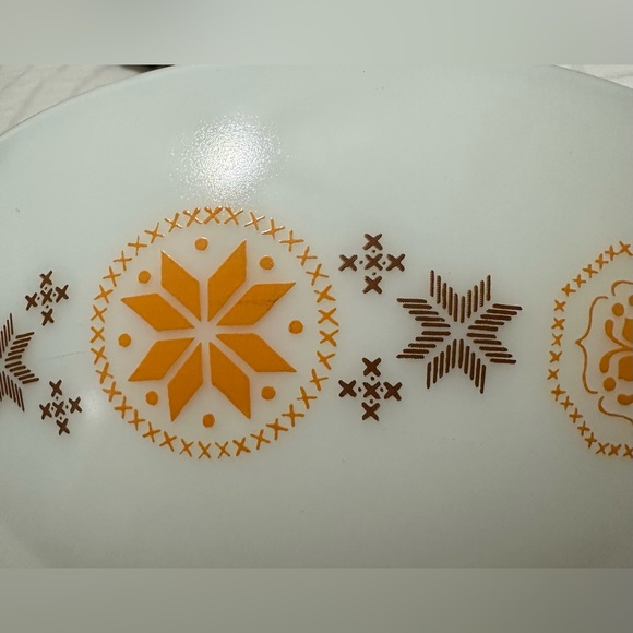 Vintage Pyrex Town & Country 444 (4 Qt.) Cinderella Mixing Bowl Orange & Brown - Picture 7 of 13